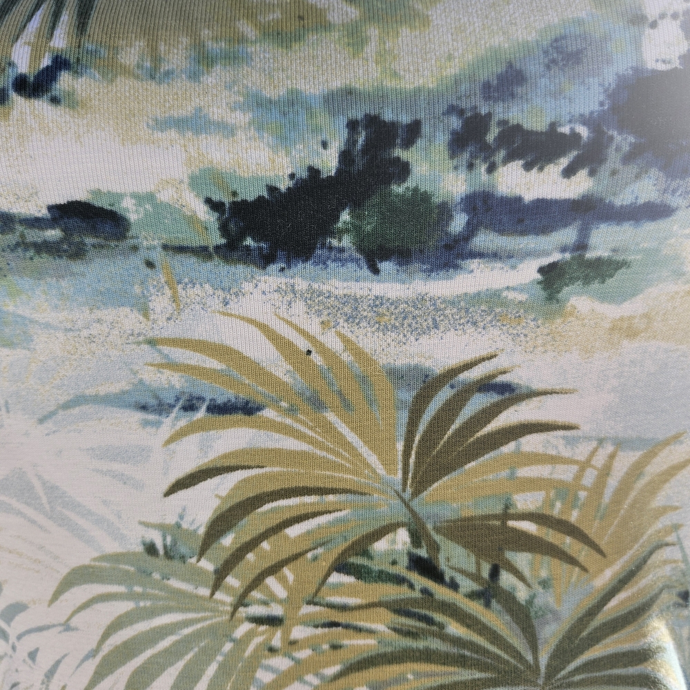 NEW Guess Cropped Top Size S Tropical Y2K Resortwear Vacation Colorful Floral - Picture 5 of 12